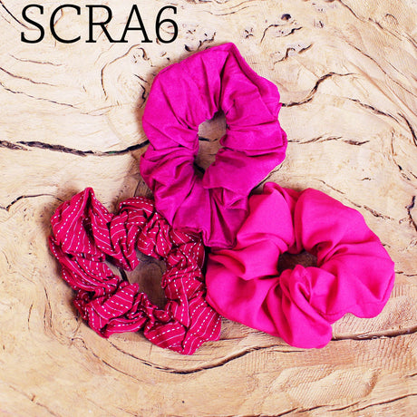 Scrunchie Gift Box - 3 Adult Scrunchies - The Pink Box