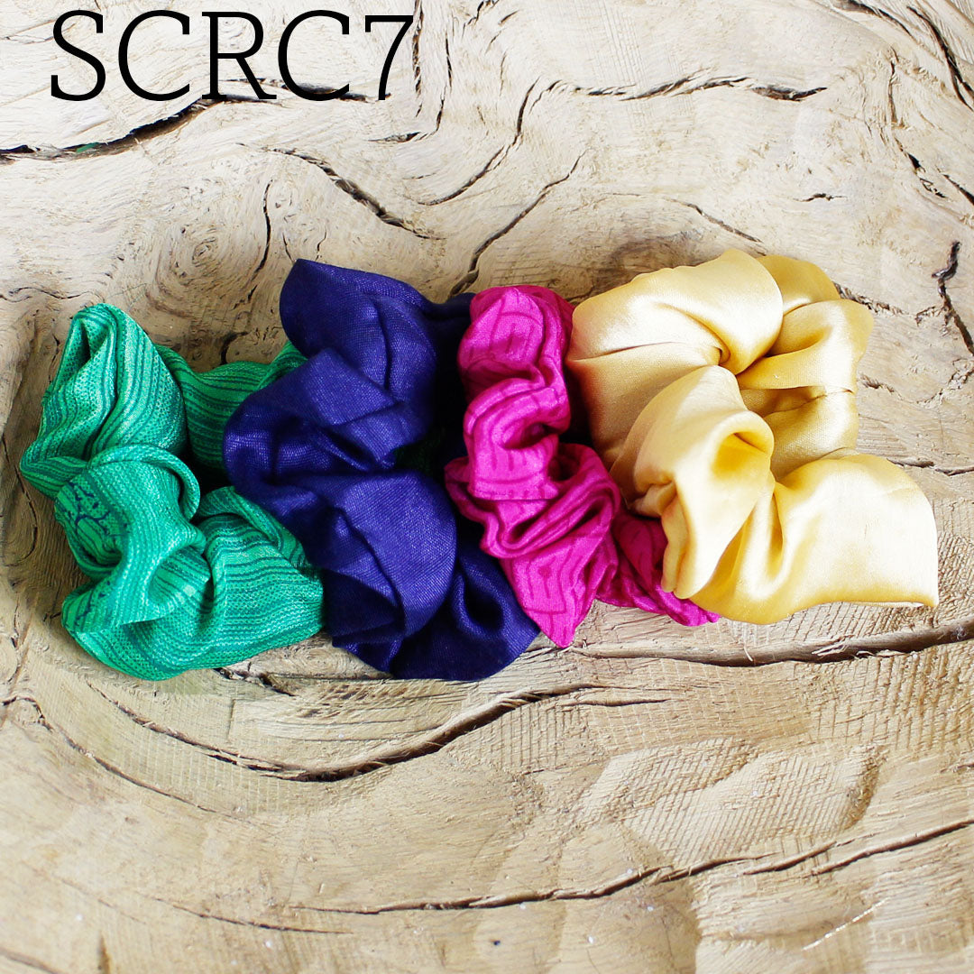 Scrunchie Gift Box - 3 Children Sized Scrunchies - The Multicoloured Box