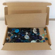 Preloved Buttons sorted by colour and sold by weight