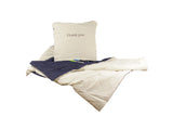 Thank You Secret Pillow - a pillow that unfolds into a blanket