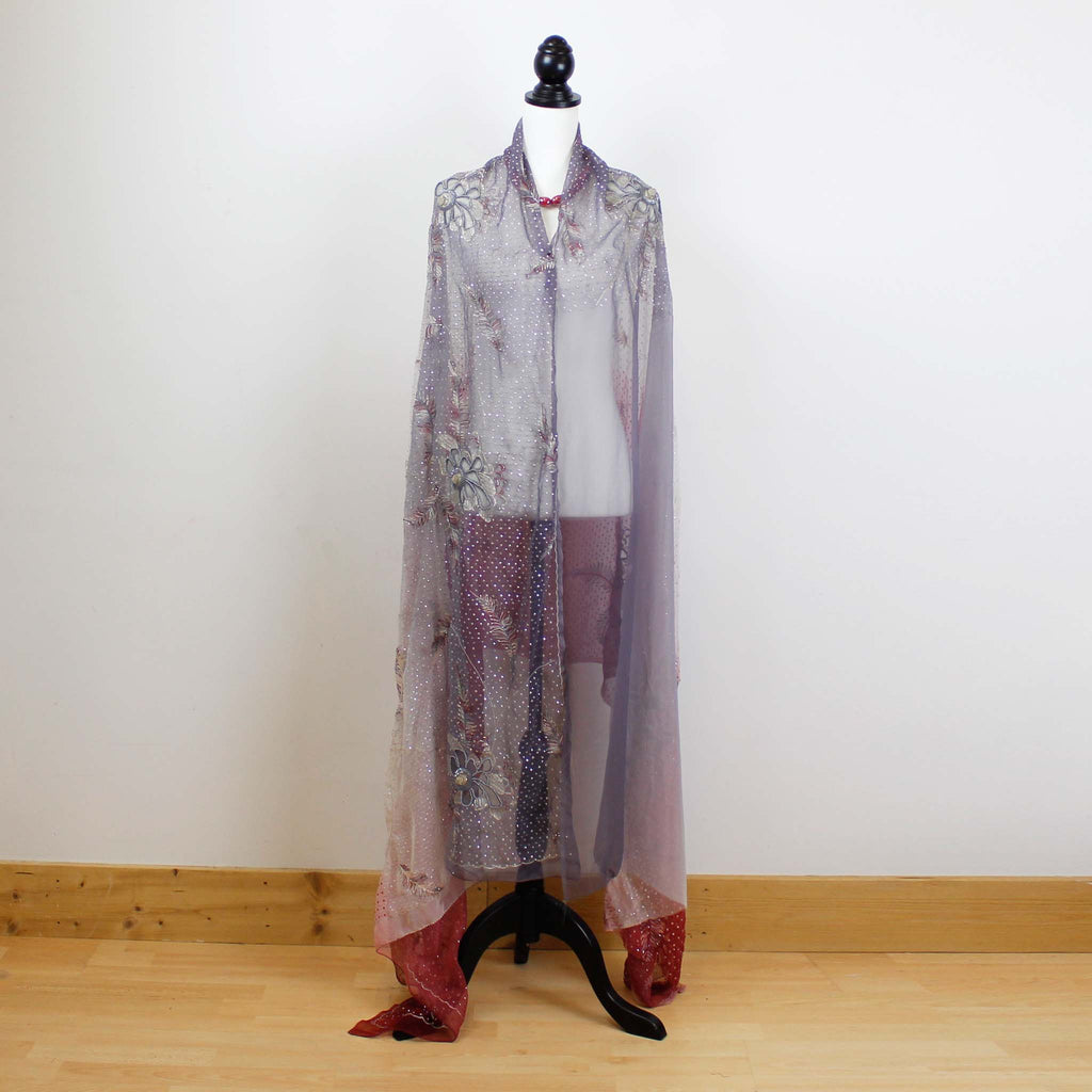 K12 Sari Kimono DIY Pack with grey bias binding