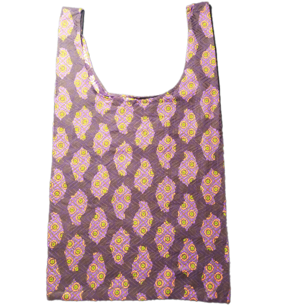 Purple Colour Shell Secret Shopping Bag