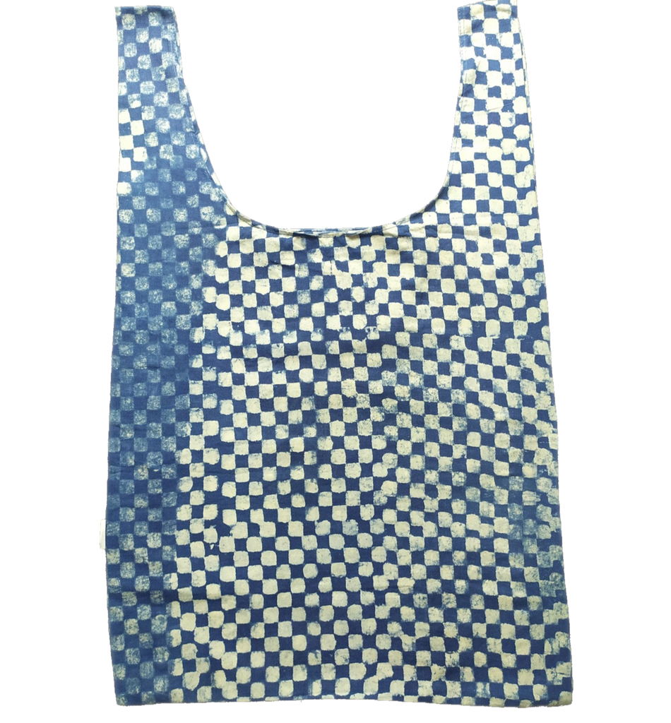 Blue Square Secret Shopping Bag