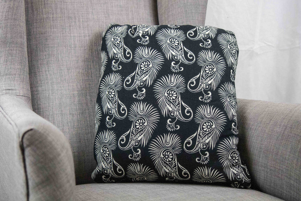 Wild Paisley Secret Pillow - a pillow that unfolds into a blanket