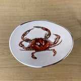 Crab Oval Bowl by Tilnar Arts, fair trade producer, India