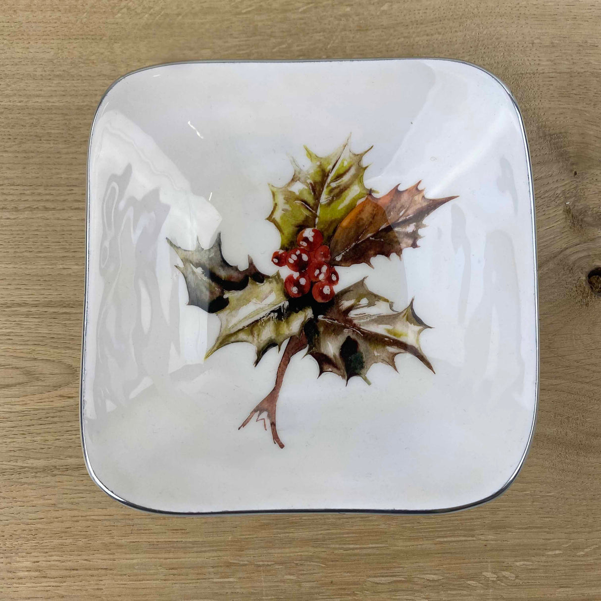 Holly Square Bowl by Tilnar Arts, fair trade producer, India