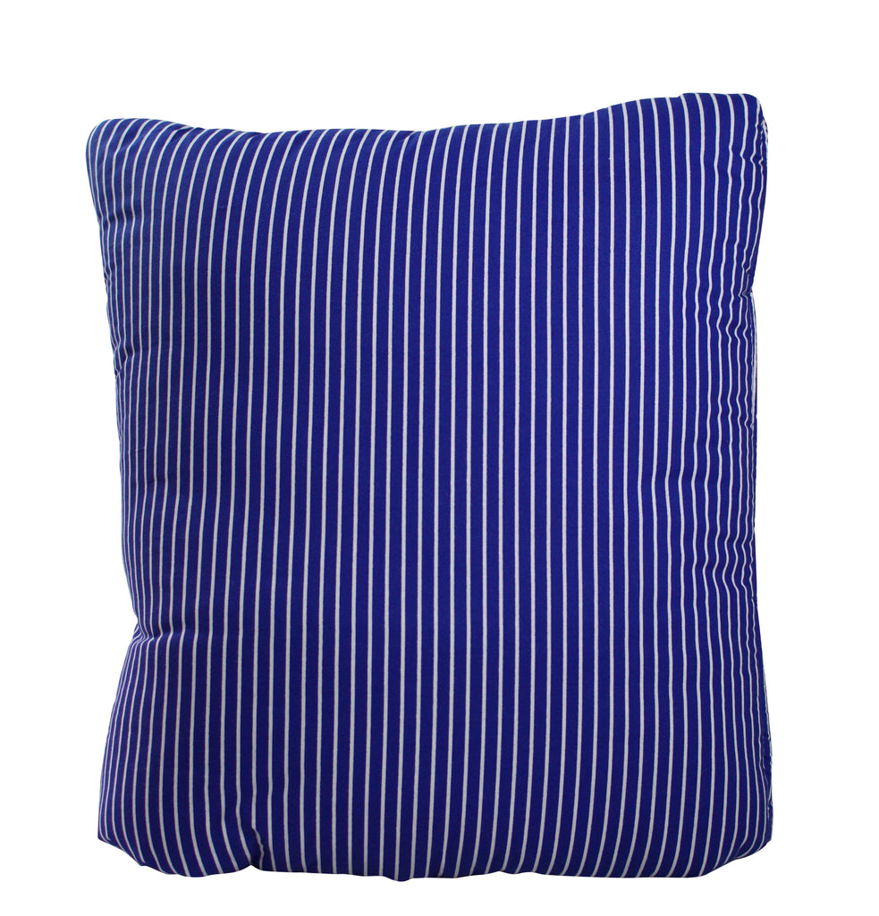 Midnight Stripes Secret Pillow - a pillow that unfolds into a blanket