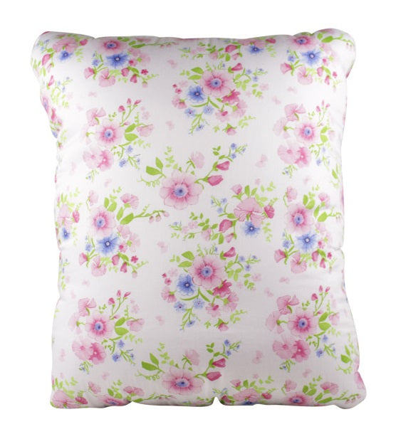 Pink Posy Paradise Secret Pillow - a pillow that unfolds into a blanket