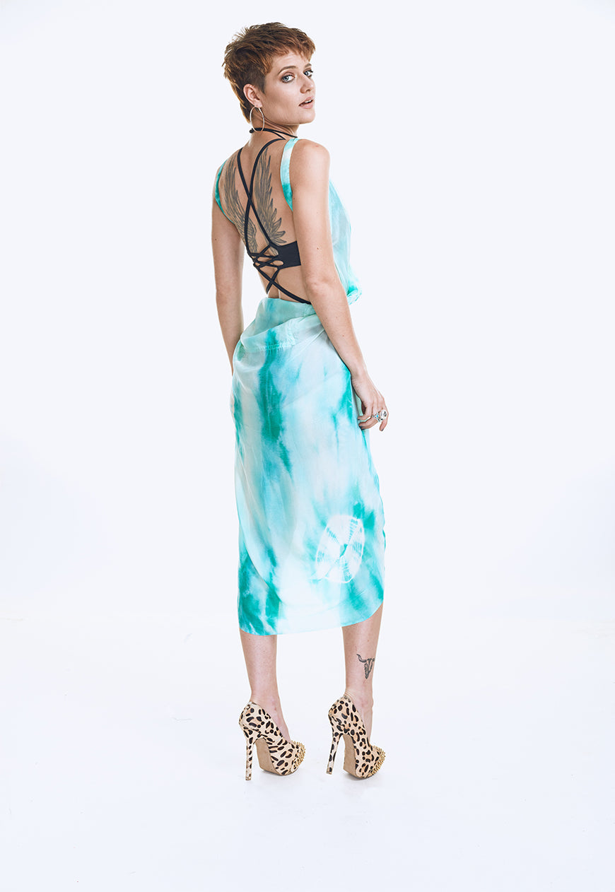 Ocean Eyes Secret Sari Dress