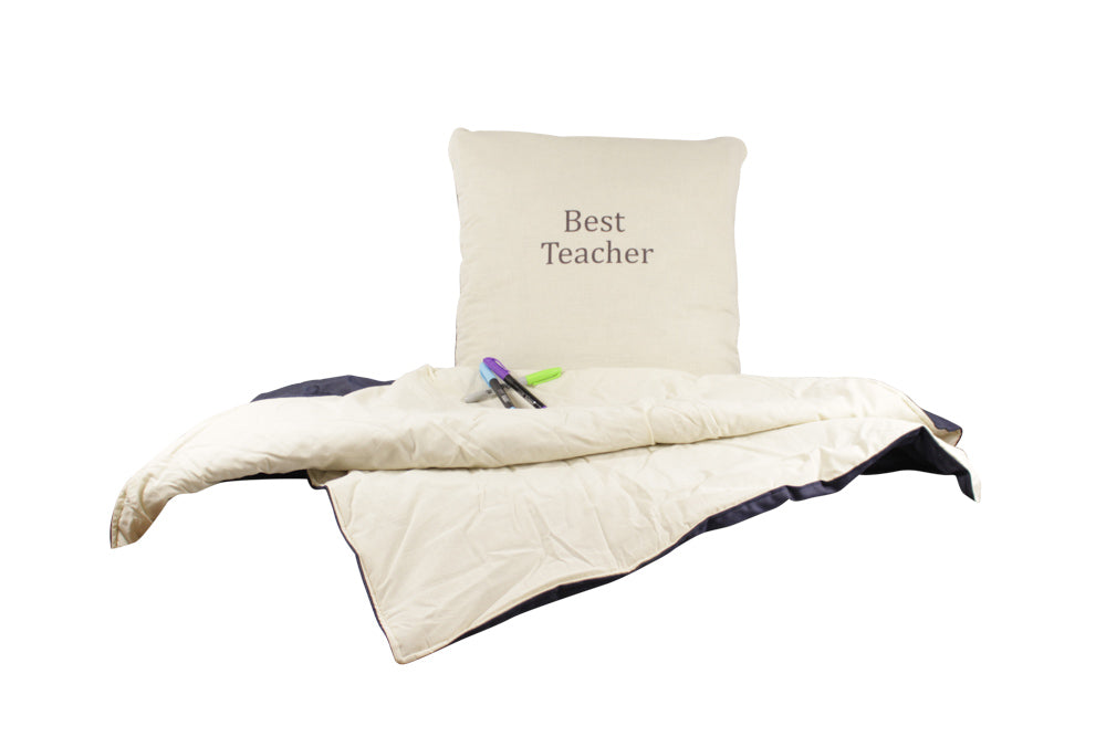 Best Teacher Secret Pillow - a pillow that unfolds into a blanket