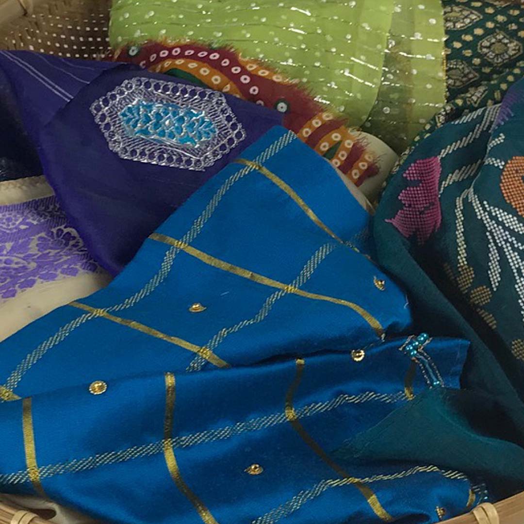 Mixed Sari Scrap Pack - Made in India